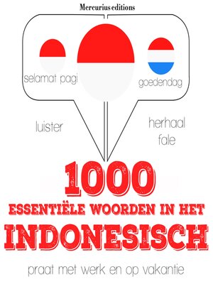 cover image of 1000 essentiële woorden in het Indonesisch